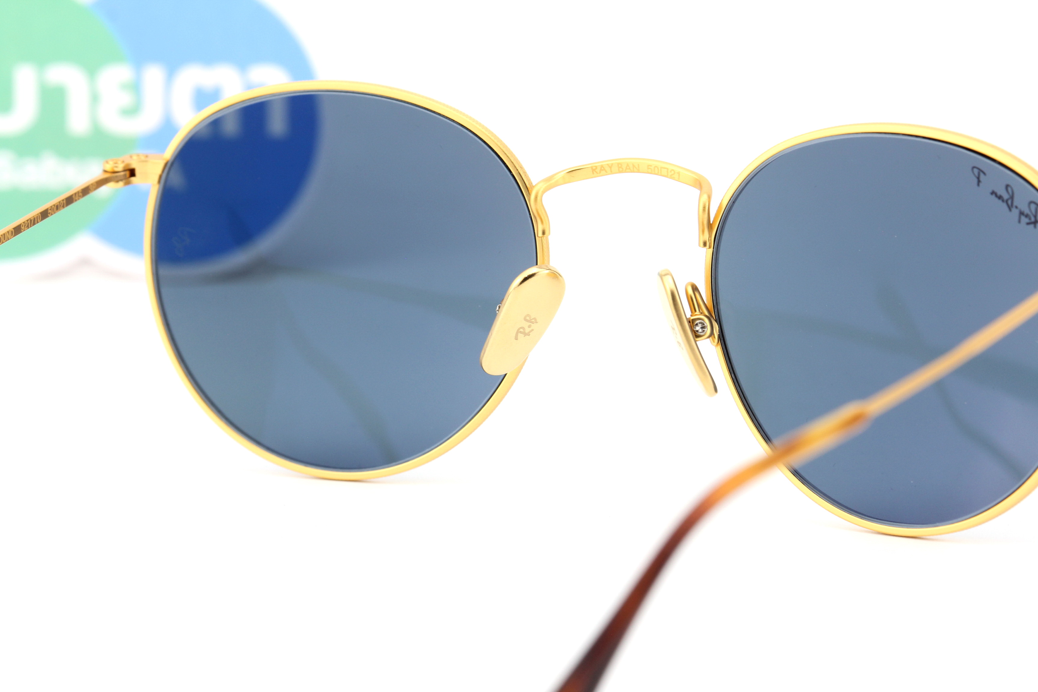 RayBan RB8247 9217T0 POLARIZED ROUND TITANIUM COLLECTION