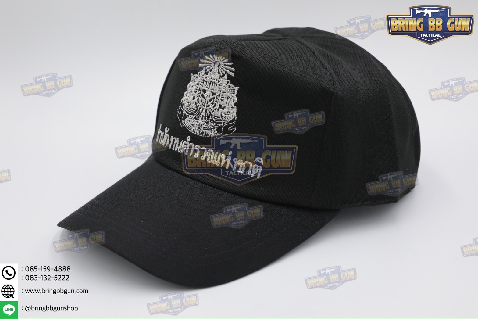 หมวกแก๊ปปักลายหน่วยงานต่าง เกรดพรีเมี่ยม (Version 2) Cap