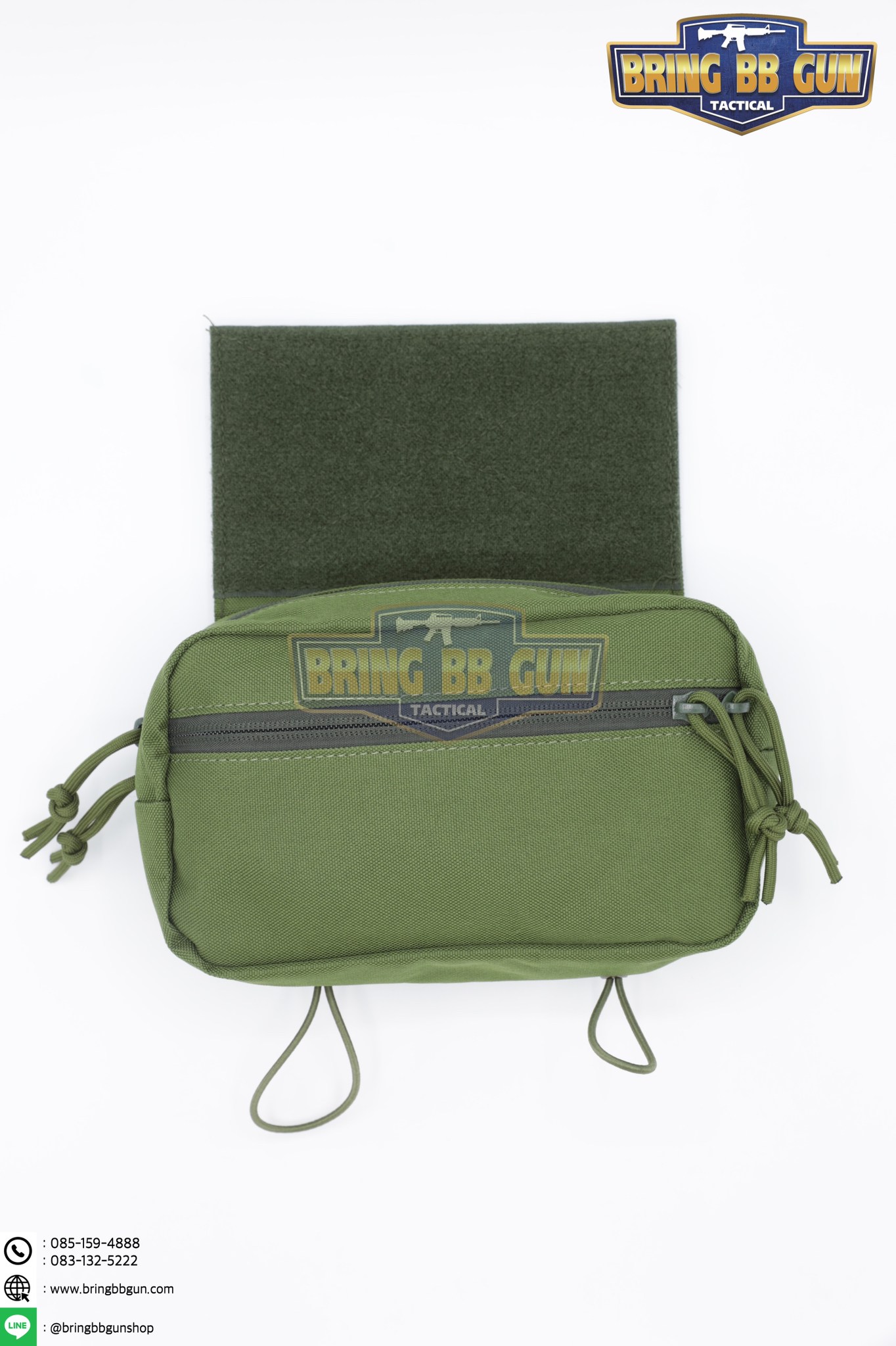 กระเป๋าจิงโจ้ติดเสื้อเวส ทรงสีเหลี่ยม (Drop Pouch) (Lower Accessories Pouch)