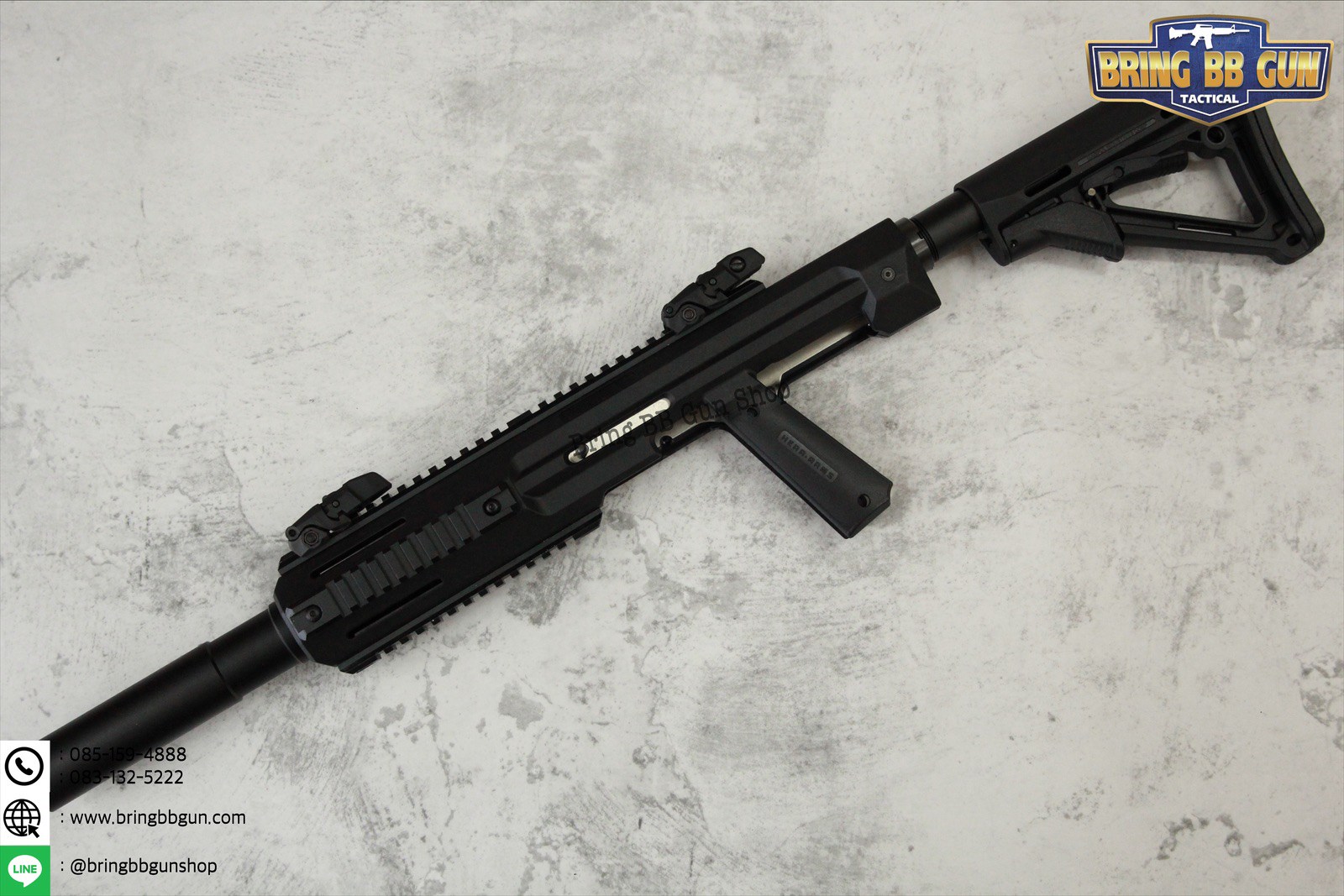 ชุดประกอบปืนสั้น H.E.R.A. Arms สำหรับปืน M1911 พร้อมพานท้าย CTR (Hera Arms 1911 Carbine Conversion Kit) (Toy Version)