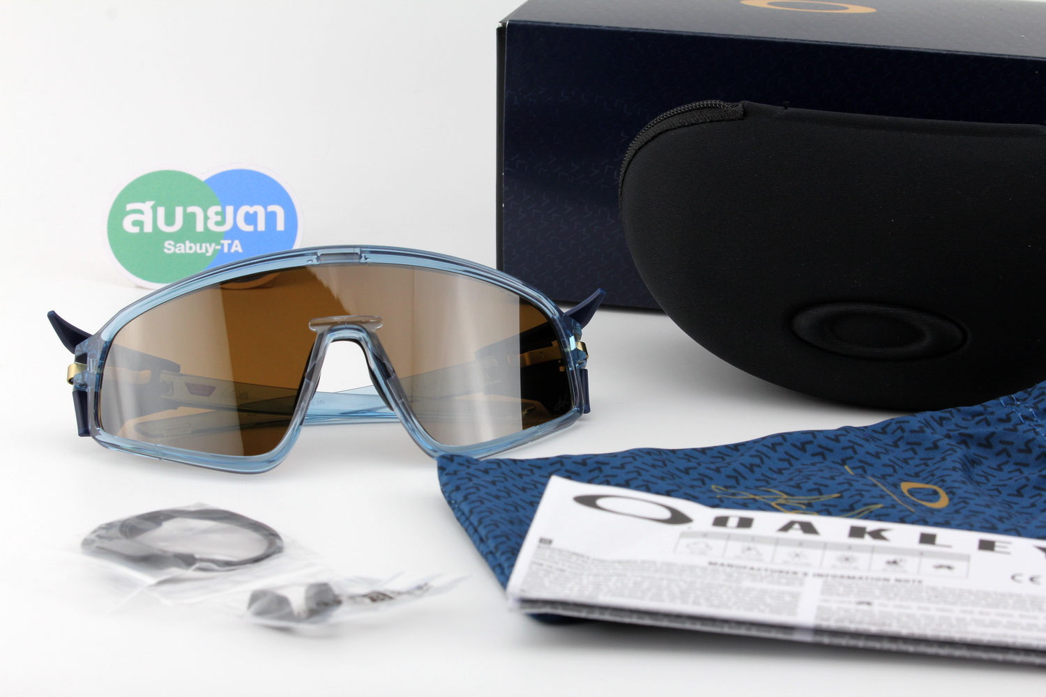 Oakley LATCH PANEL Trans Stonewash / Prizm Tungsten SKU#OO9404-08