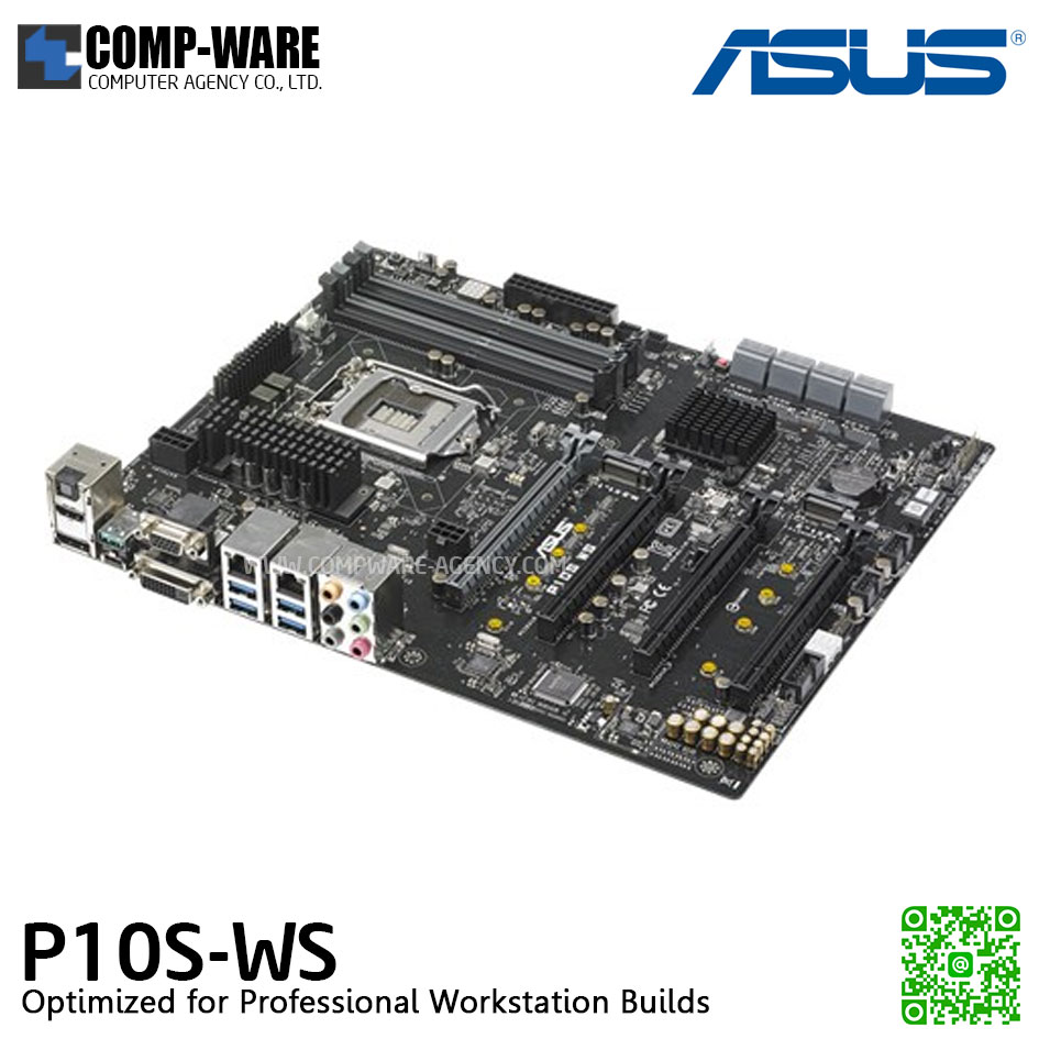ASUS P10S WS LGA1151 Intel C236 HDMI SATA 6Gb/s USB 3.1 USB 3.0 ATX Intel Motherboard