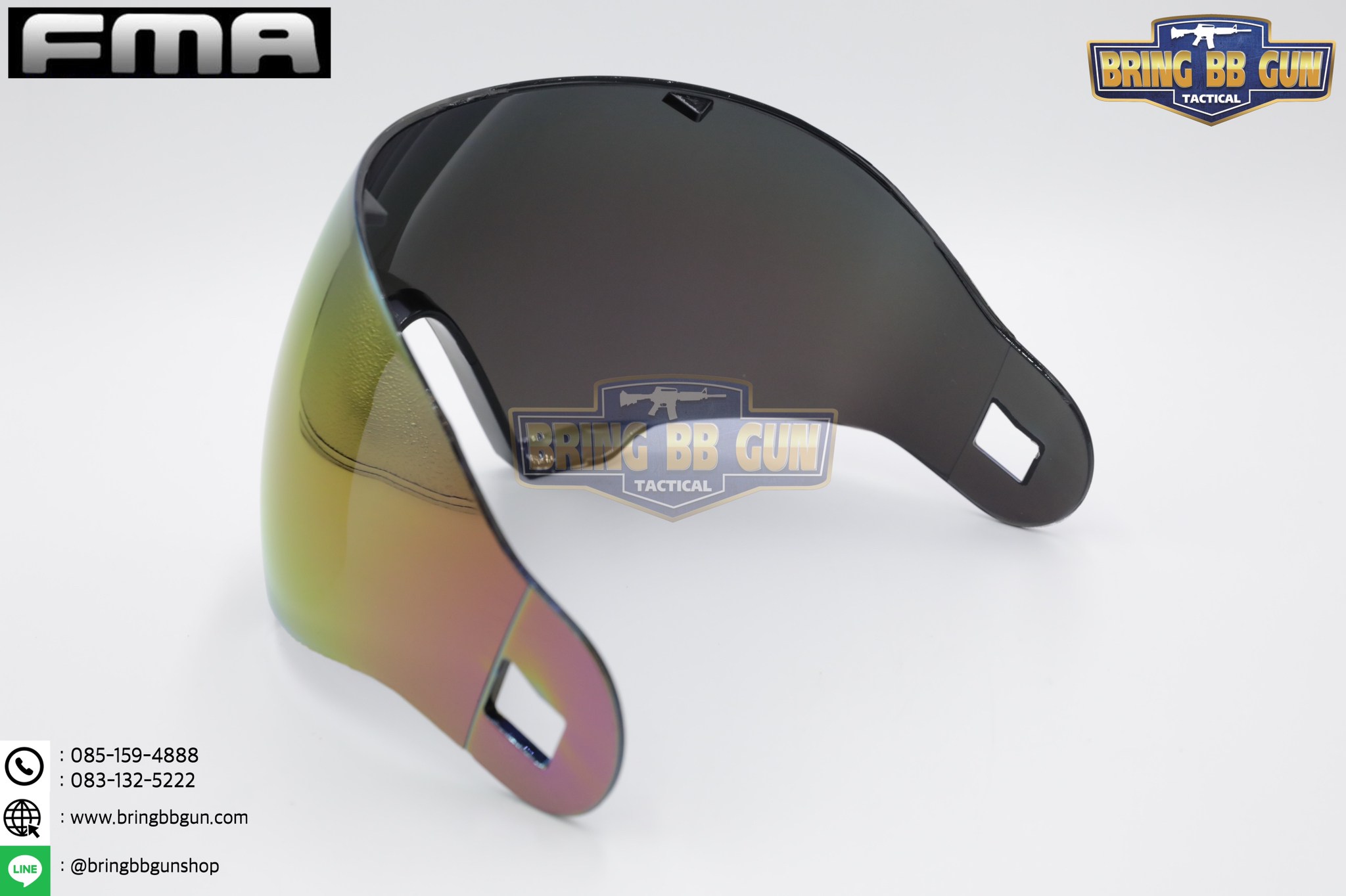 เลนส์หน้ากาก F1 ยี่ห้อ FMA รุ่น เลนส์1ชั้น