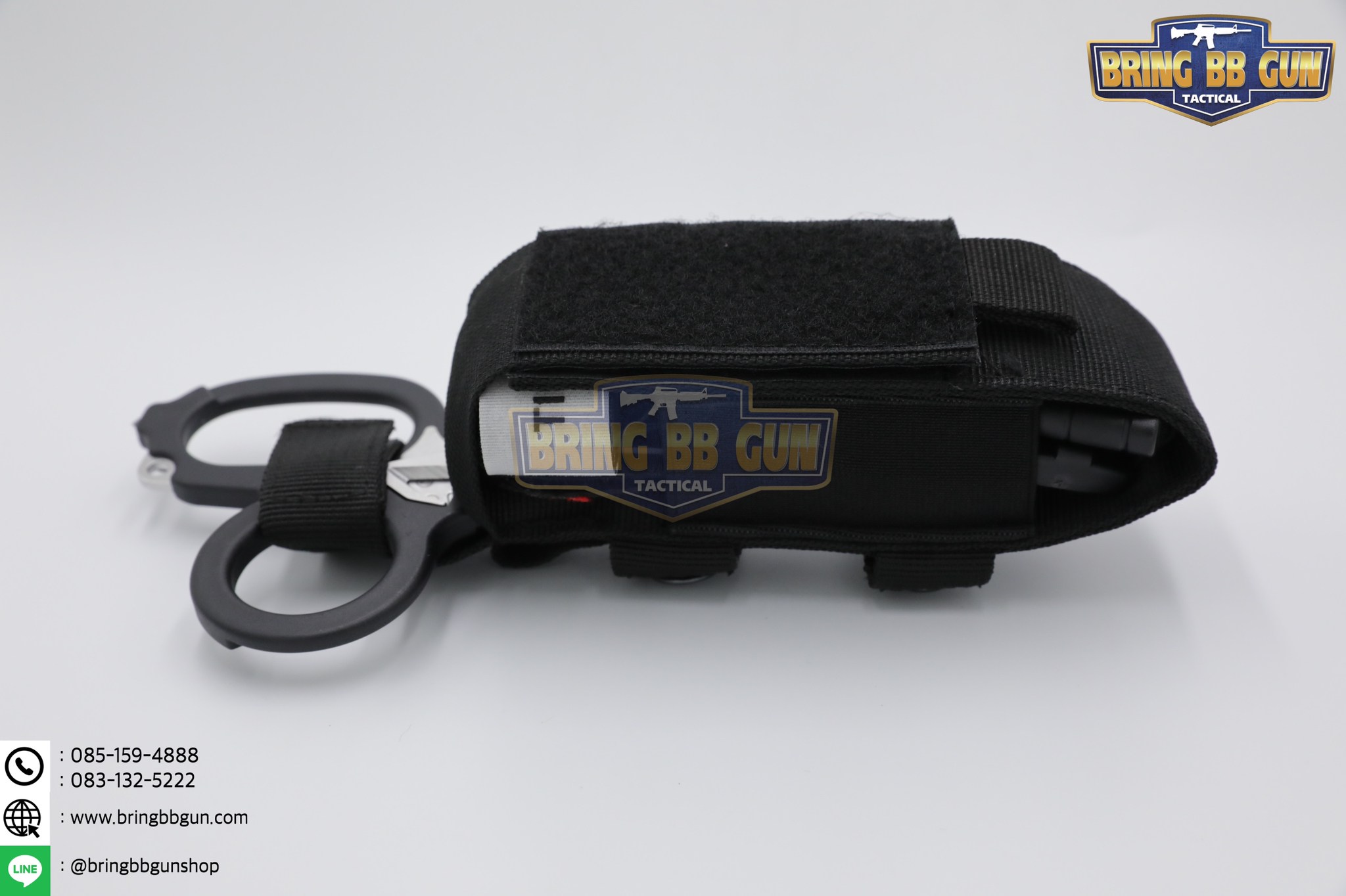 ชุดเพ้าผ้าใส่สายห้ามเลือด+กรรไกรแพทย์สนาม LM Raptor (ซองผ้าใส่สายรัดห้ามเลือด+สายรัดห้ามเลือด+กรรไกร LM Raptor)