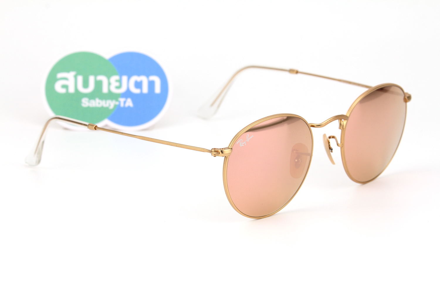 RayBan Round Flash RB3447 112/Z2