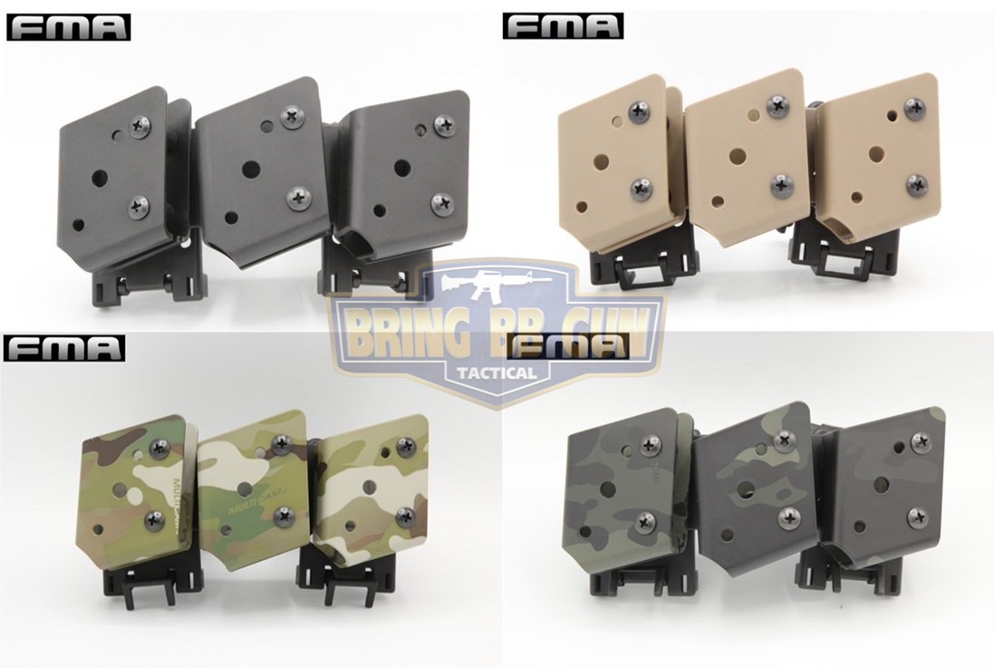 ซองแม็กกาซีนปืนสั้น 9mm.(ซองแม็กกาซีนปืนสั้นสามช่อง) (IPSC pouch for 9mm.) FMA
