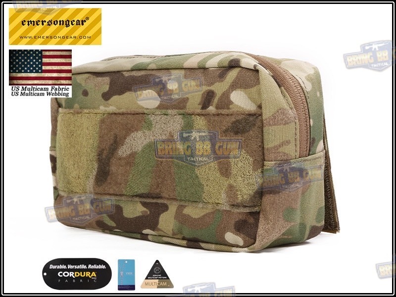 กระเป๋าจิงโจ้ติดเสื้อเวส ทรงสี่เหลี่ยม ยี่ห้อ Emerson (Emersongear Tactical Action Pouch) (Armor Carrier Drop Pouch) (Lower Accessories Pouch) (Drop Pouch)