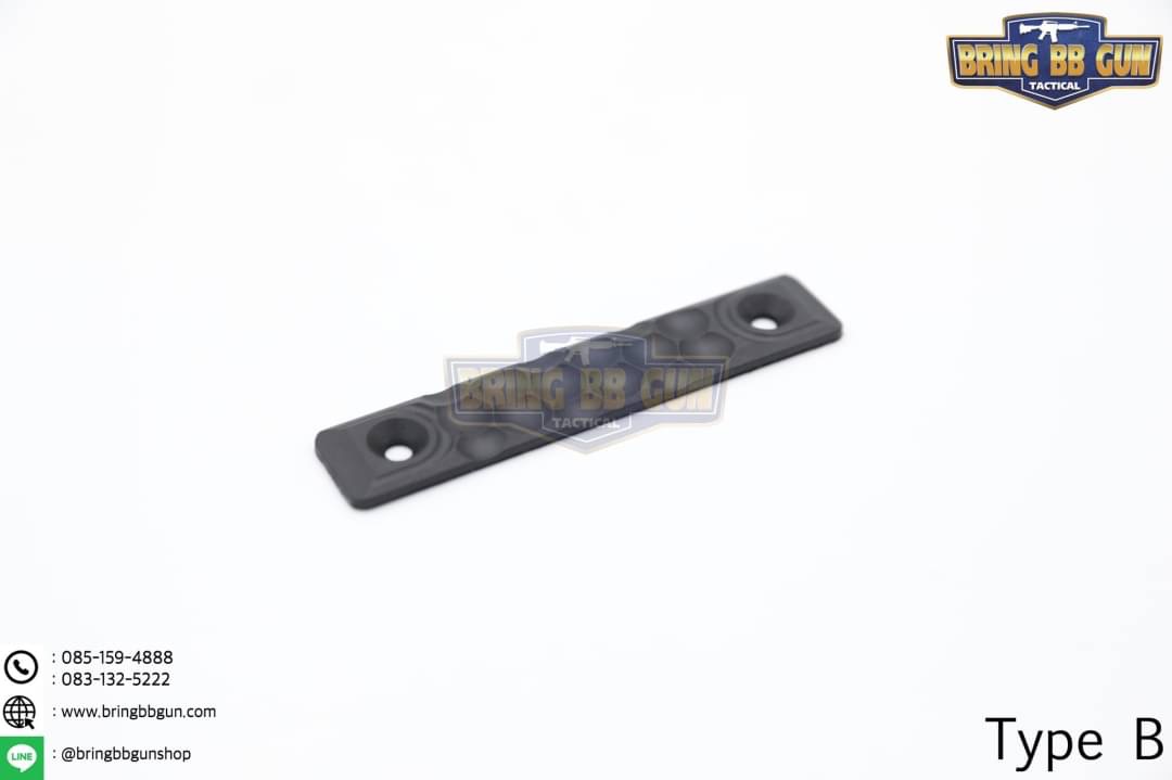 M-Lok Cover แบบพลาสติก (ใช้ได้กับชุดหน้าระบบราง M-Lok เท่านั้น)