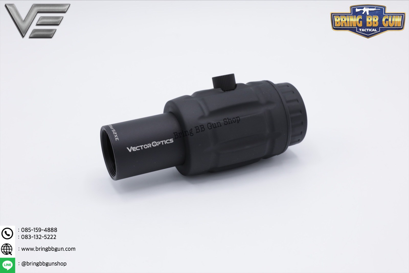 ซูมหลังดอท ยี่ห้อ Vector Optics รุ่น 3x Magnifier (Vector Optics 3x Magnifier with Flip Side Mount)