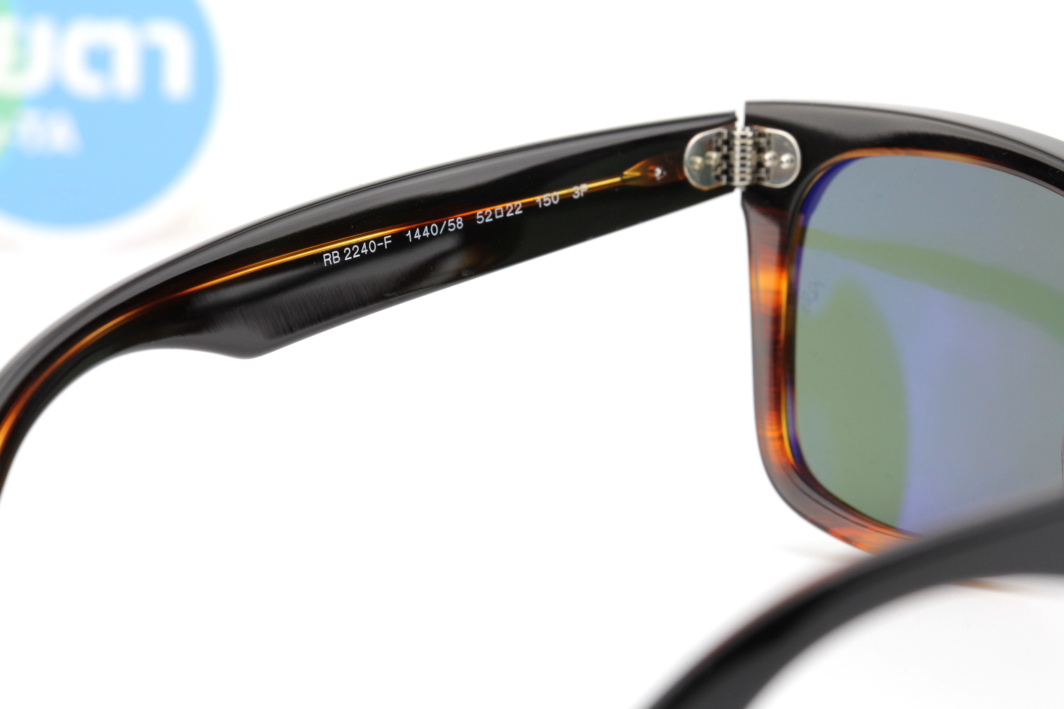 RayBan Wayfarer RB2240F 144058 Polarized Lens