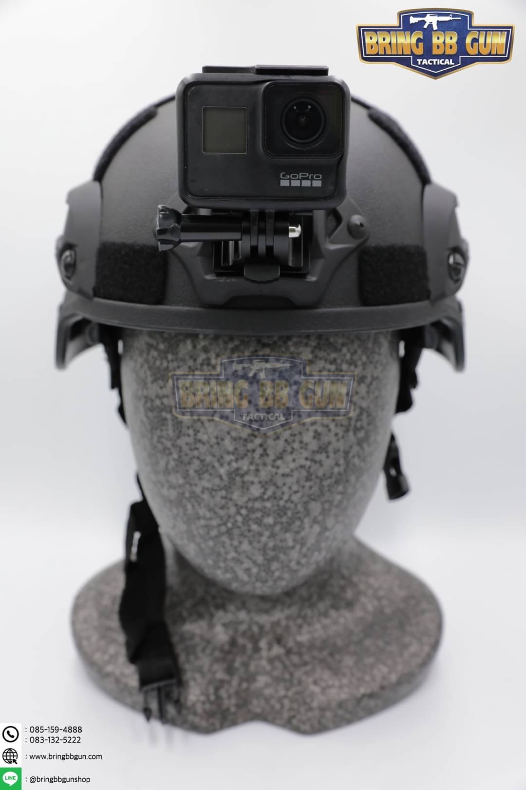 ขาจับกล้อง Action Camera ติดหมวก Fast/Mich (ขาจับกล้อง Go Pro ติดหมวก Fast/Mich) รุ่น อลูมิเนียม