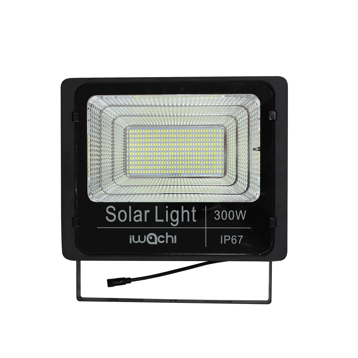 IWC-FLOOD-LIGHT-SOLAR-IP67-300W-WH รุ่นมีรีโมทตั้งเวลา ปรับแสงได้