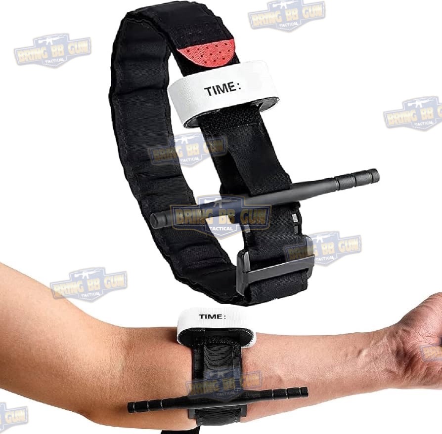 ทูนิเก้ สายรัดห้ามเลือด ก้านพลาสติก รุ่น กว้านขันชะเนาะ (Windlass) (สายรัดห้ามเลือดในสนามรบ) (Tourniquet) (Military Tourniquet)