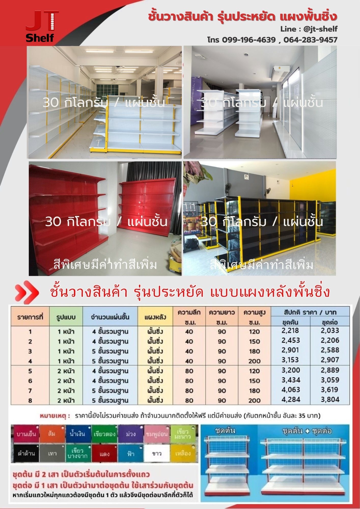 ชั้นวางสินค้า ชั้นวามินิมาร์ท