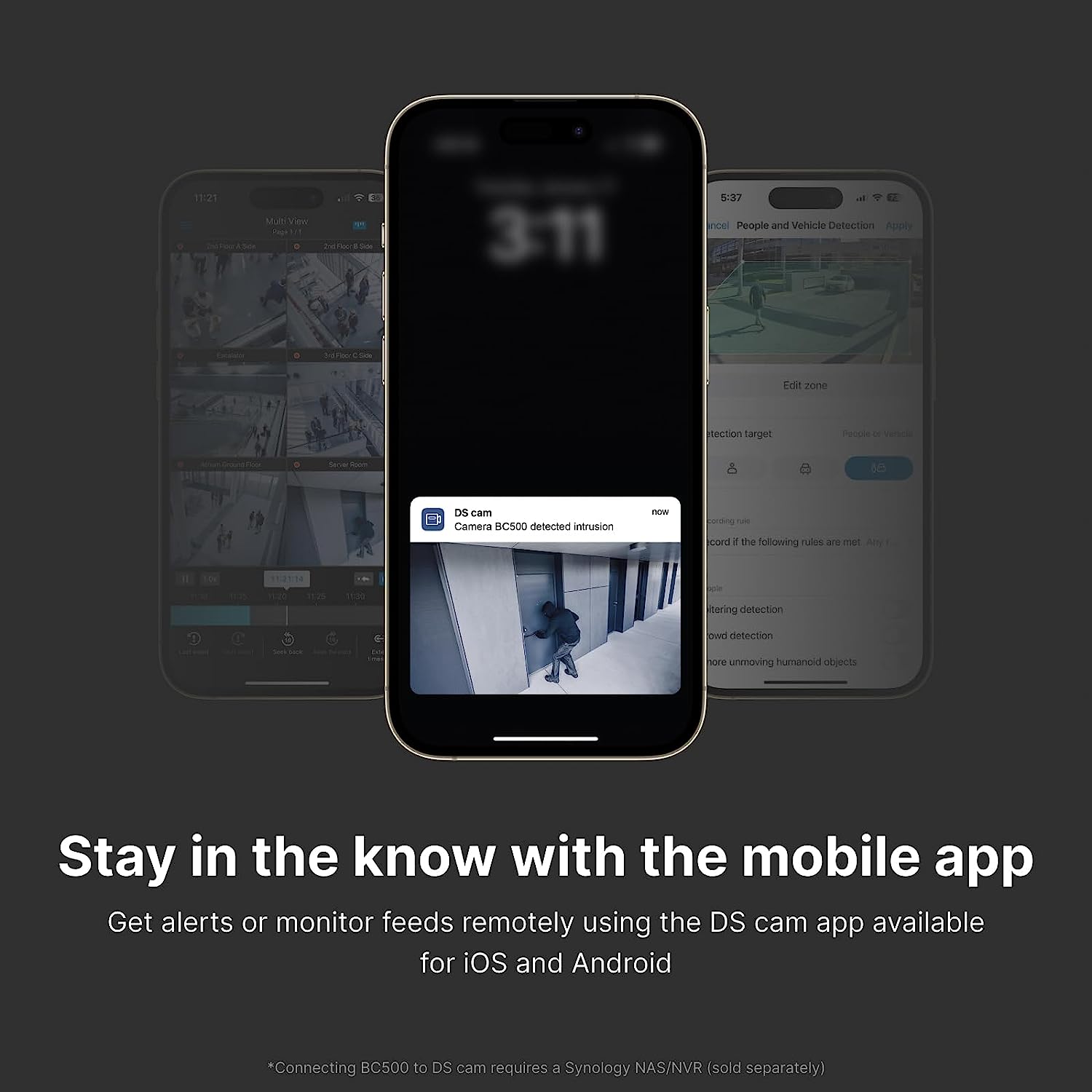 Synology BC500 Bullet Camera 5MP (2880×1620) @ 30FPS - H.264, H.265 - PoE (802.3af) - IP67 , 3Y Warranty / ** By order MOQ=10Units **