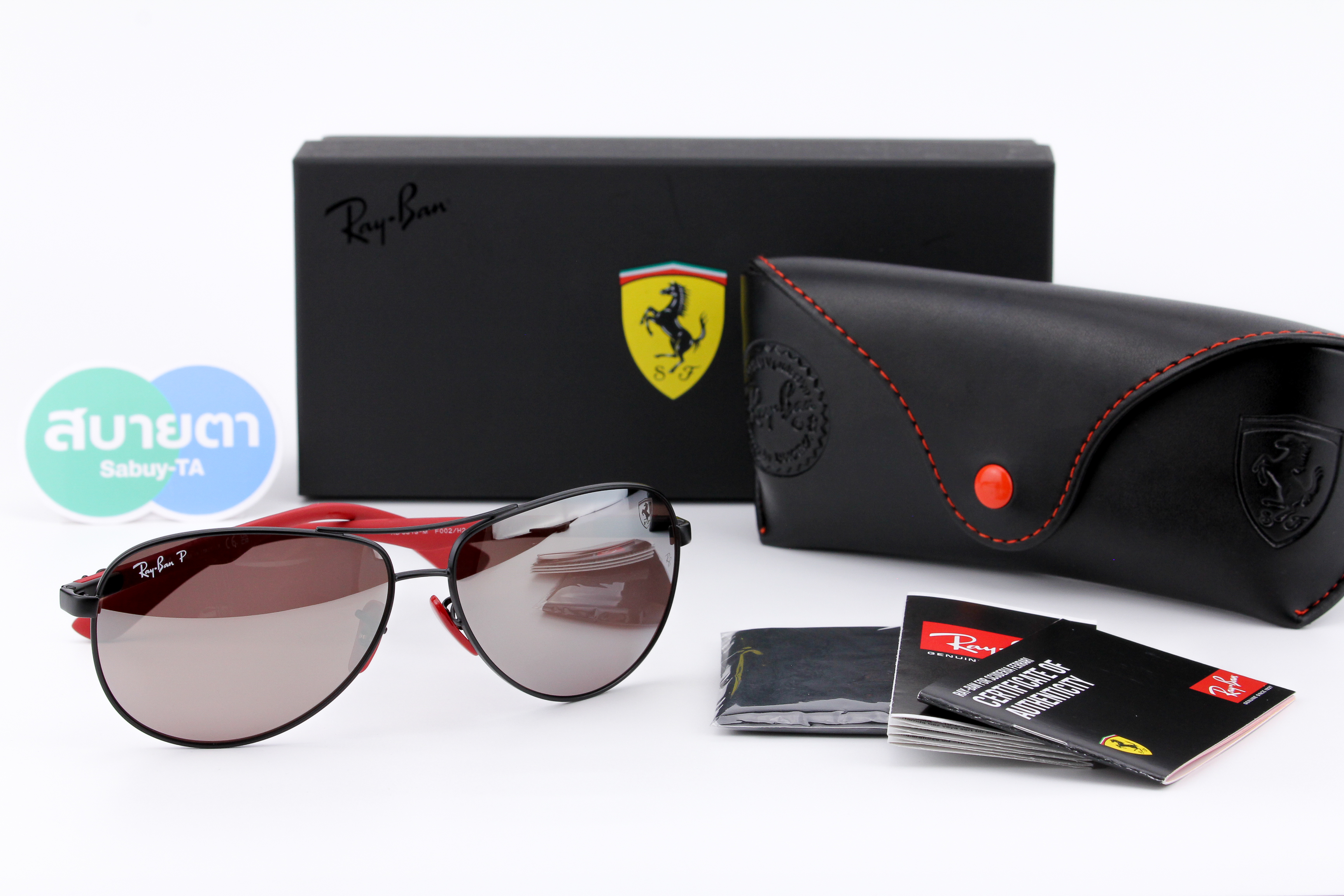RayBan Ferrari Collection RB8313M F002H2 Polarized Lens