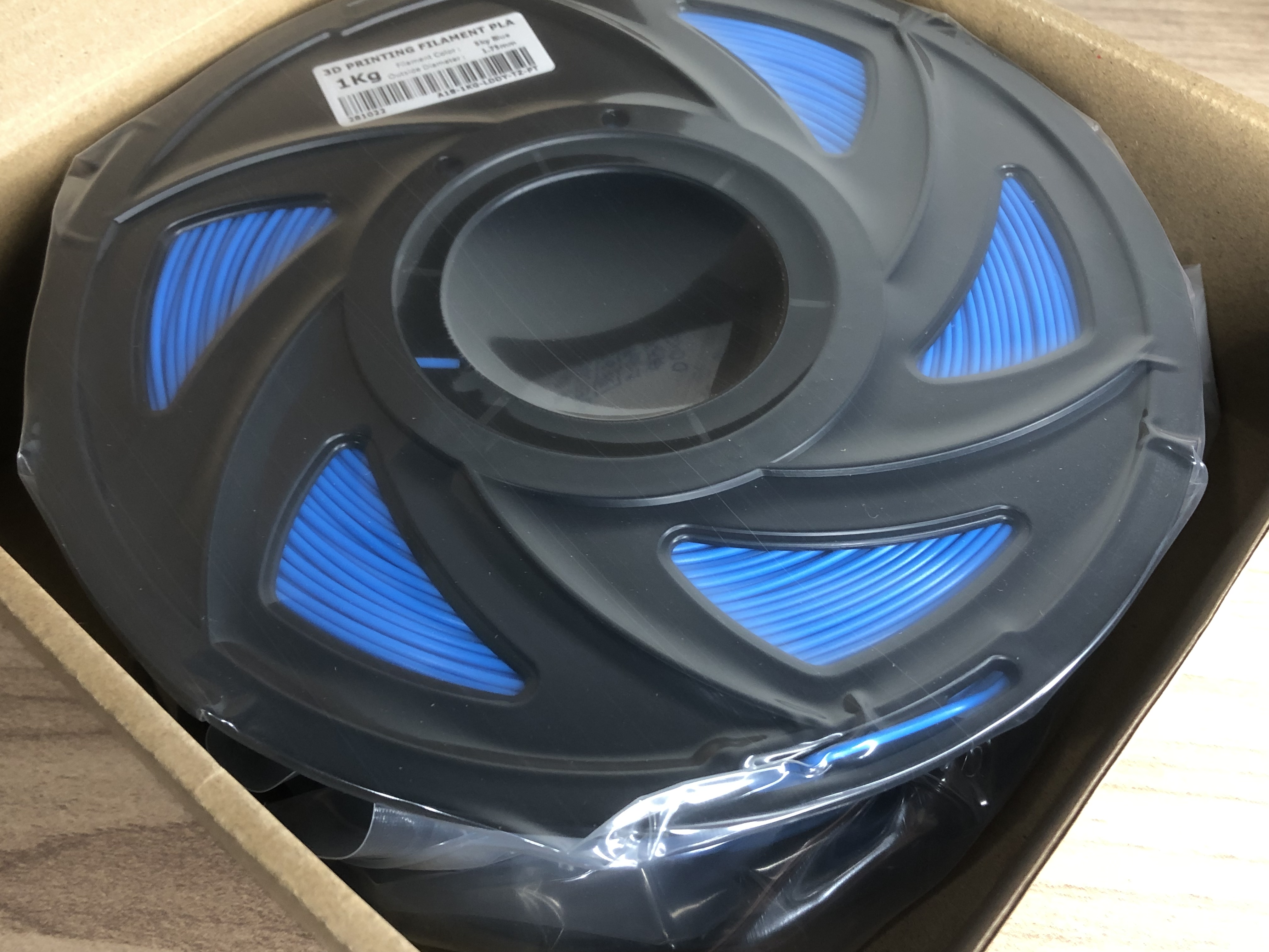 PLA filament สีน้ำเงิน dia. 1.75 mm 1kg