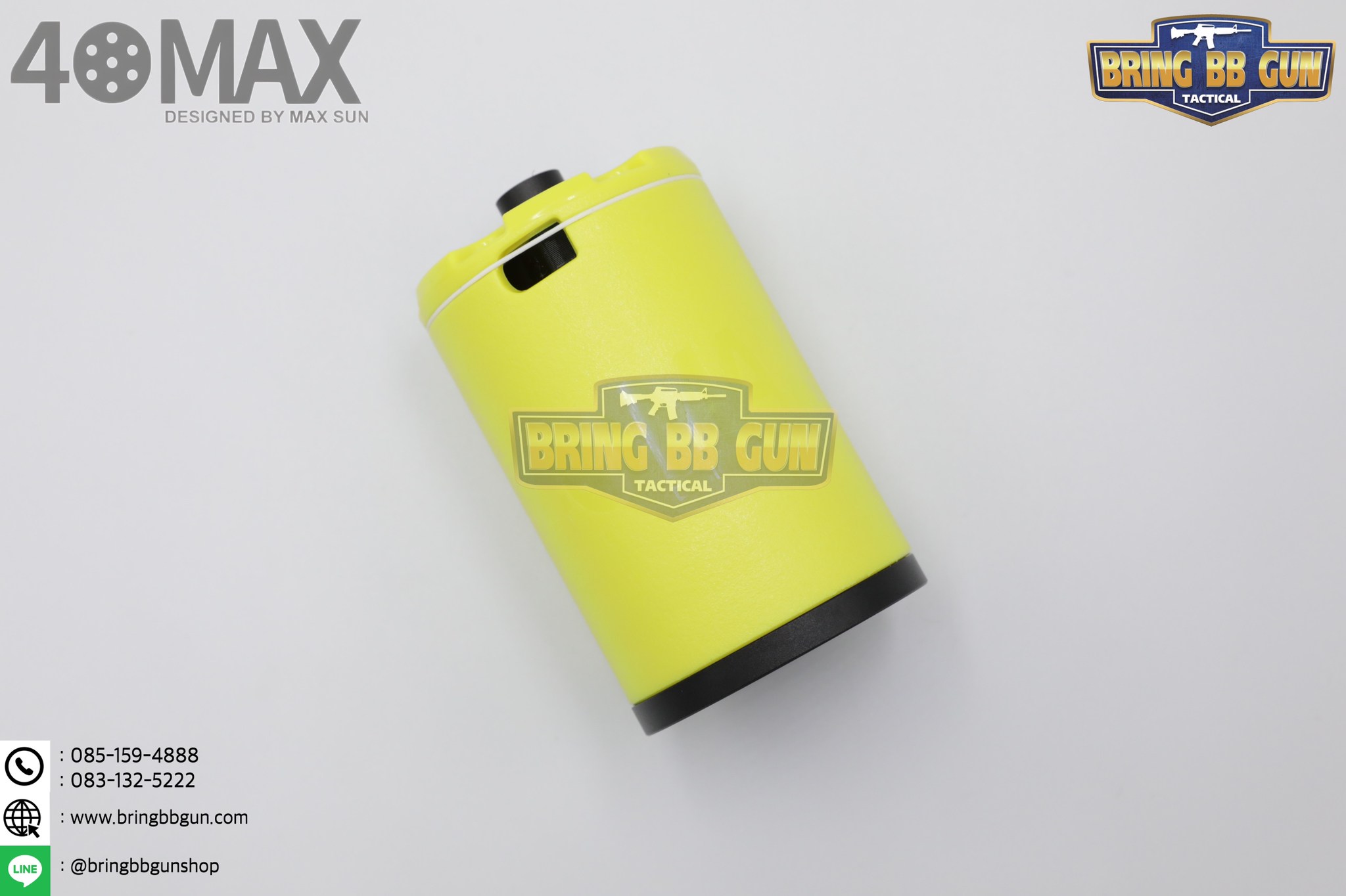 Airsoft Grenade ยี่ห้อ 40MAX (ระเบิดลูกกระสุนบีบีกันแบบอัดแก็ส)