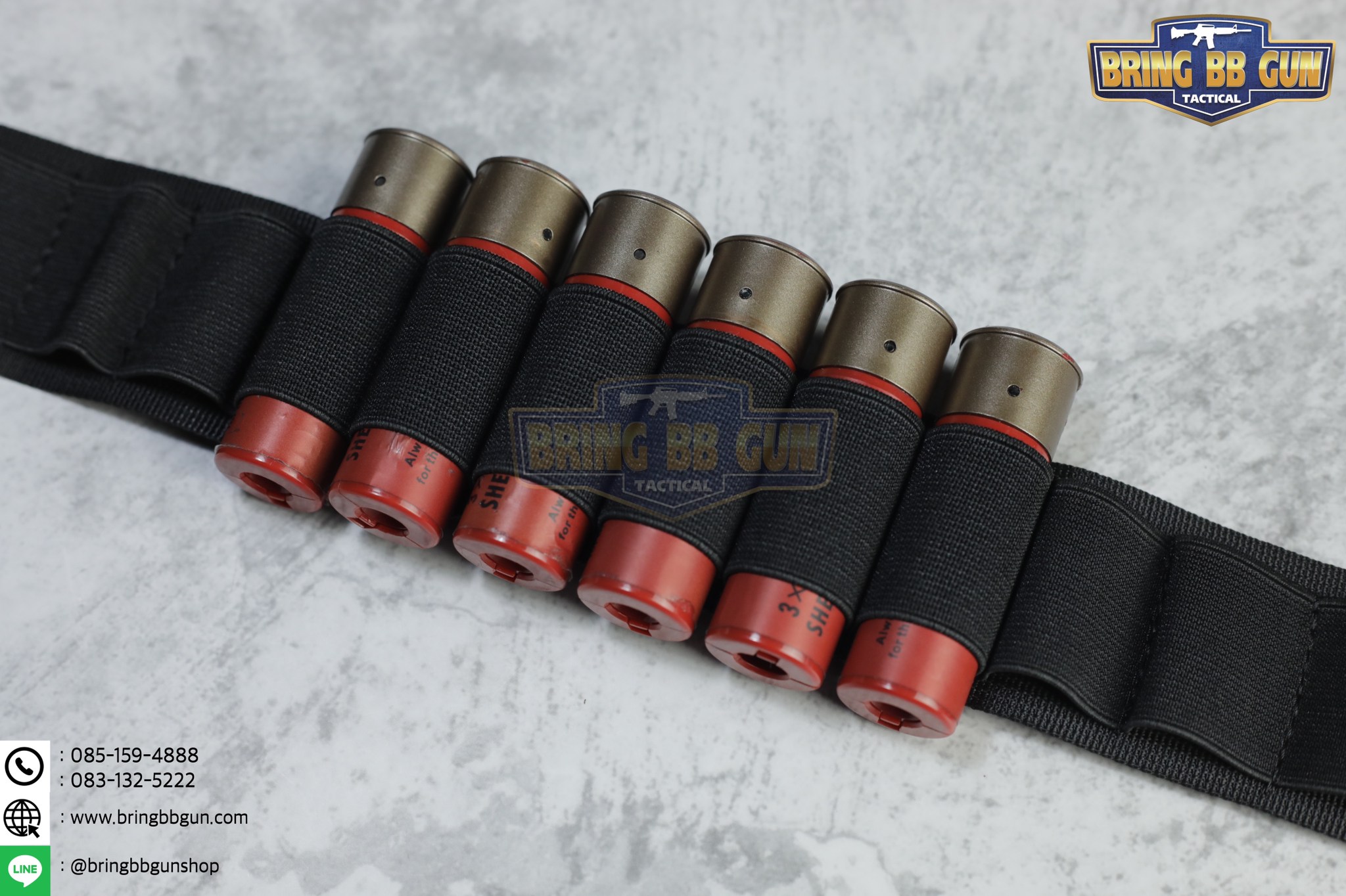 สายสะพายกระสุนลูกซอง 27 นัด