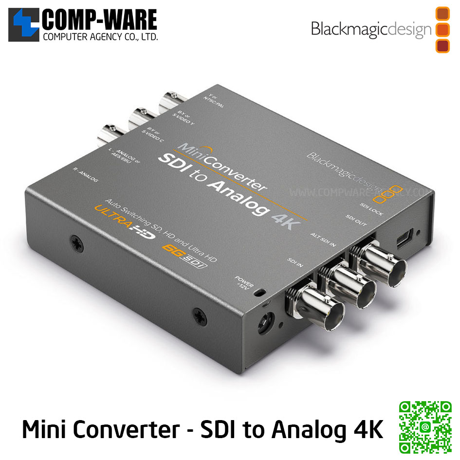 Blackmagic Mini Converter - SDI to Analog 4K