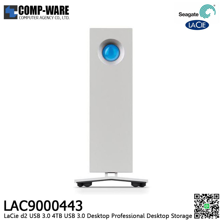 LaCie d2 USB 3.0 4TB USB 3.0 Desktop Professional Desktop Storage LAC9000443