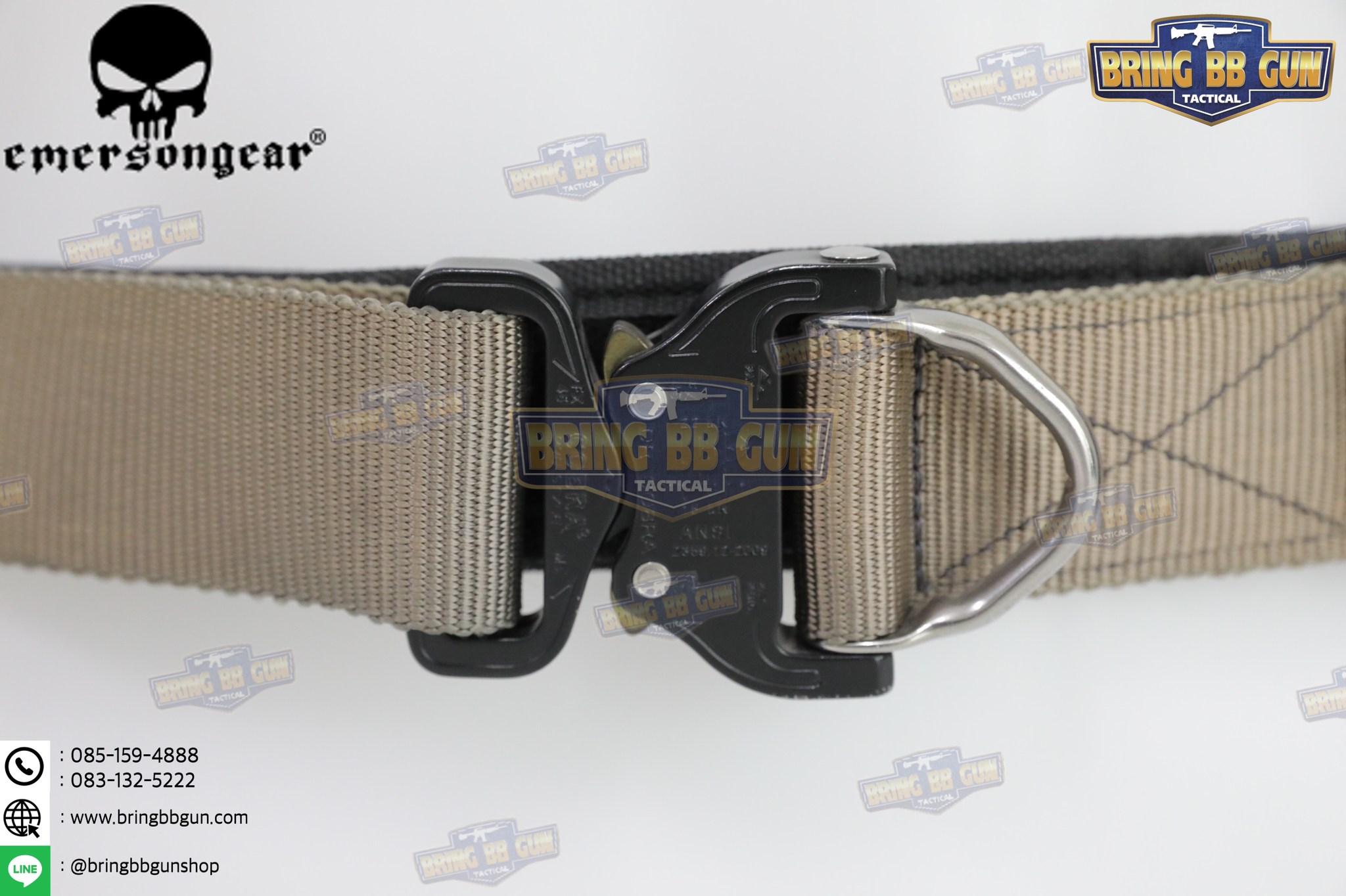 เข็มขัดยุทธวิธี รุ่น Cobra 2ชั้น (EmersonGear COBRA 1.75-2inch One-pcs Combat Belt) (Battle Belt) (War Belt)