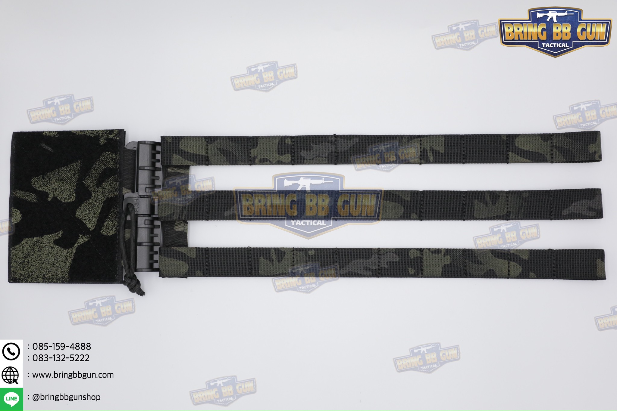 ชุดเซ็ตปลดเสื้อเกราะไว ชุดสายโอบ-ปลดไว (Vest single point quick release Mesh Cummerbund) (Quick Release Cummerbund Set)