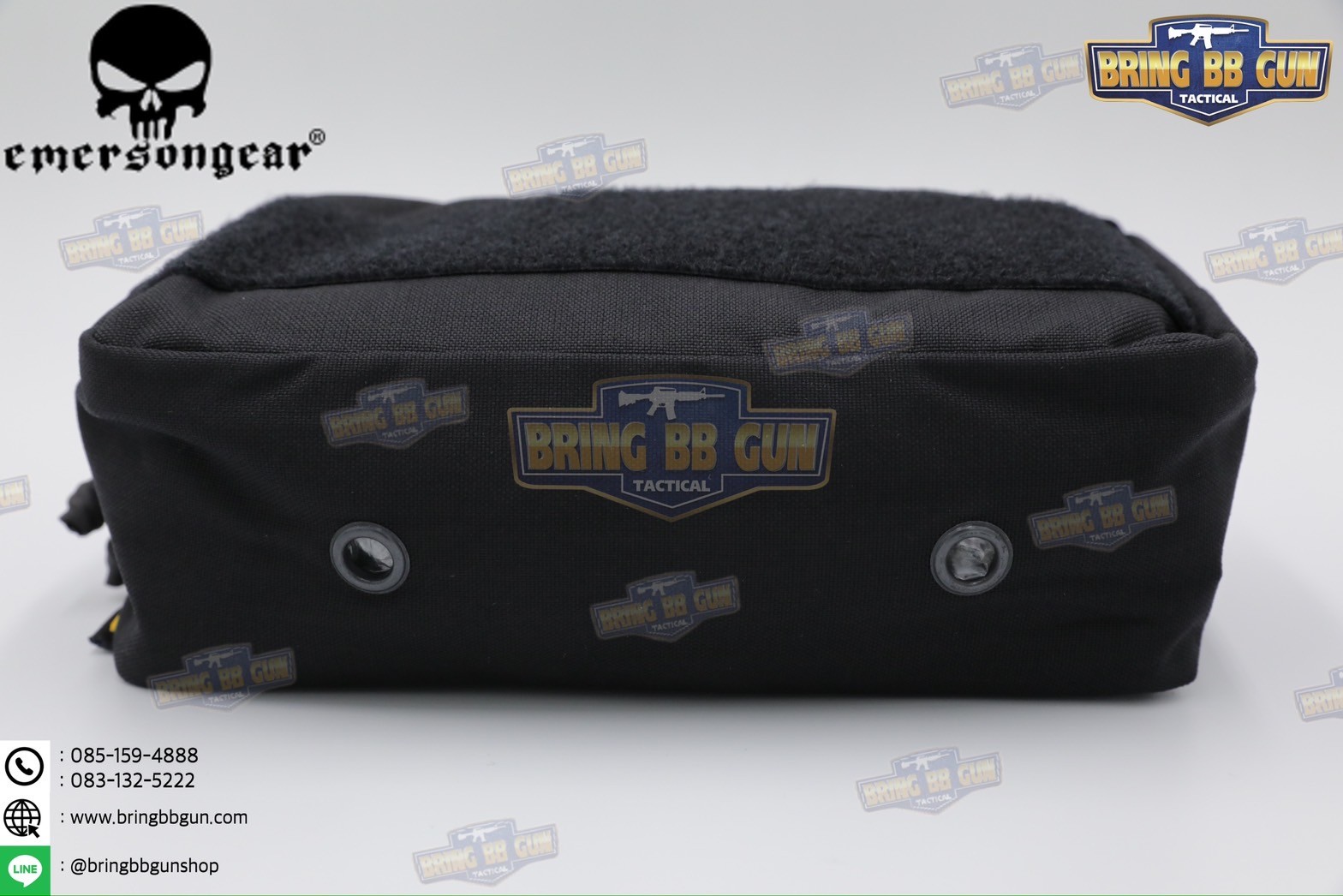 กระเป๋าจิงโจ้ติดเสื้อเวส ทรงสี่เหลี่ยม ยี่ห้อ Emerson (Emersongear Tactical Action Pouch) (Armor Carrier Drop Pouch) (Lower Accessories Pouch) (Drop Pouch)