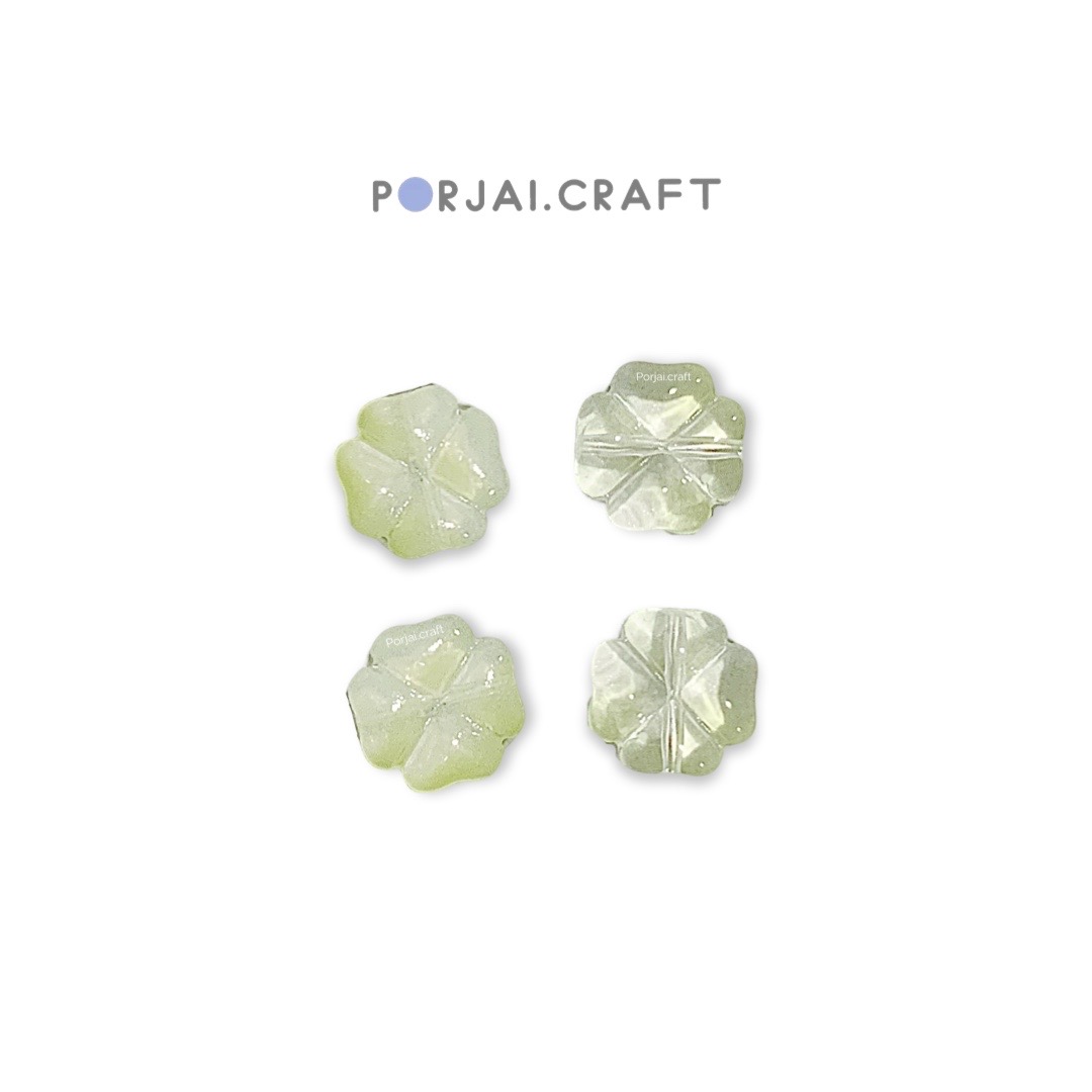 ลูกปัดโคลเวอร์ Clover beads 10mm