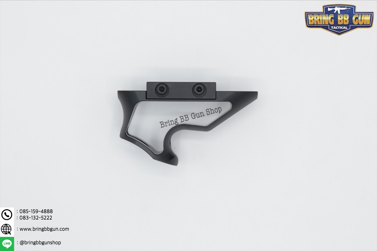 กริ๊ปมือหน้า Fortis (Front Grip Fortis) รุ่น สั้น ระบบราง Picatinny (ราง22มิล)