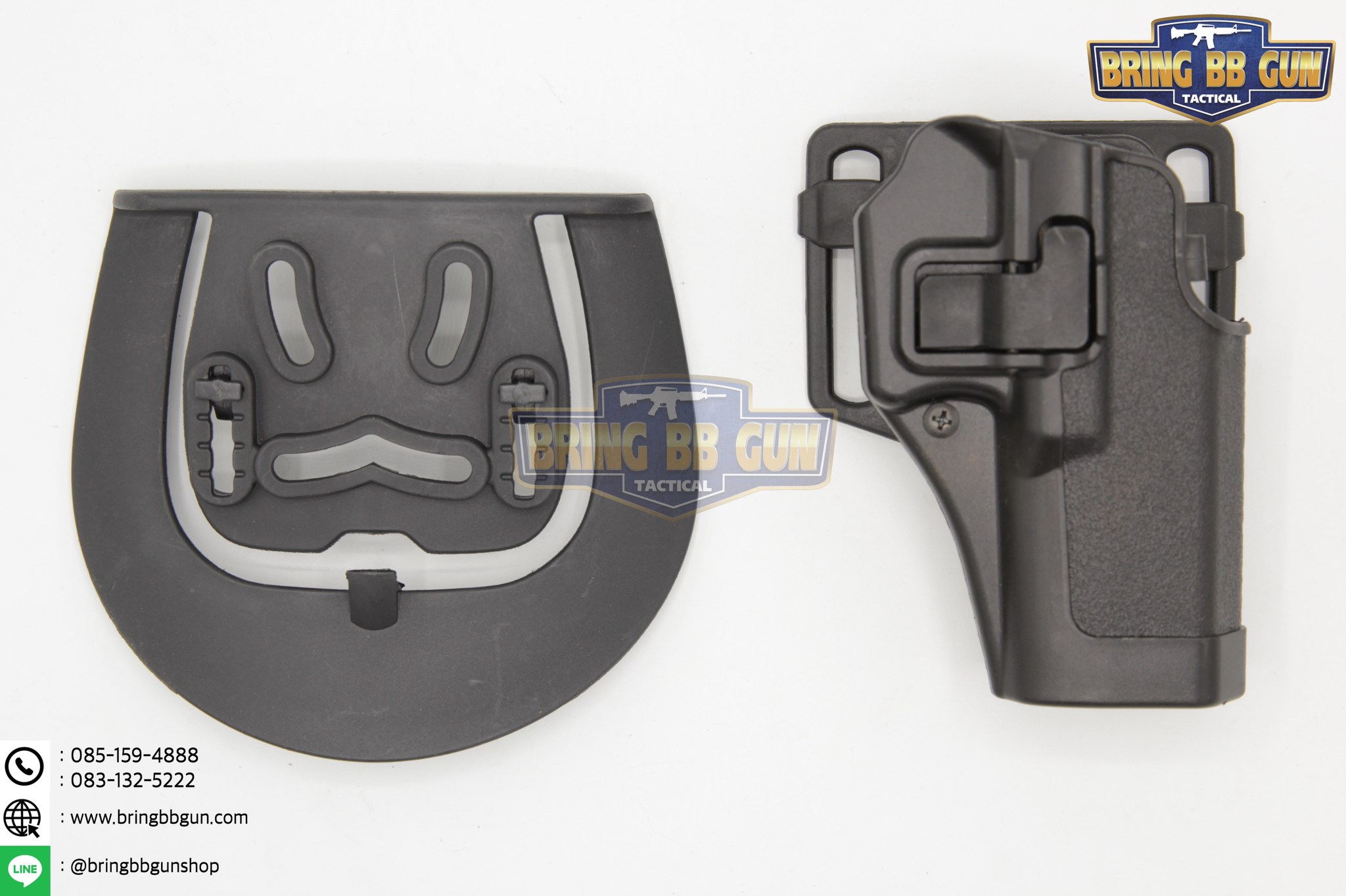 ซองปืนพกนอก ทรงBlack Hawk รุ่น Glock17 สำหรับปืน : Glock 17/22/31