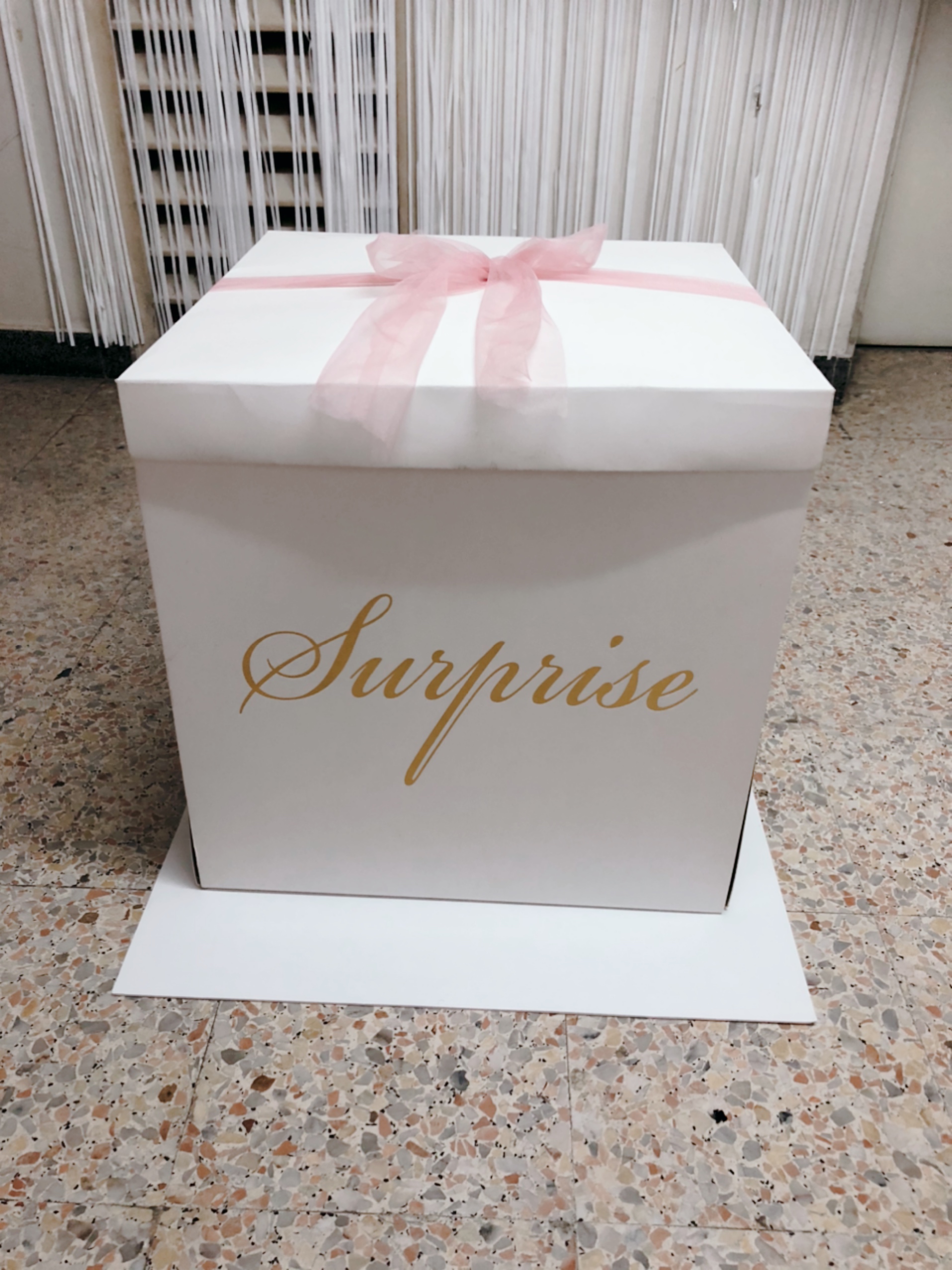 ลูกโป่งฟอยล์กลม 4D + กล่องเซอร์ไพรส์