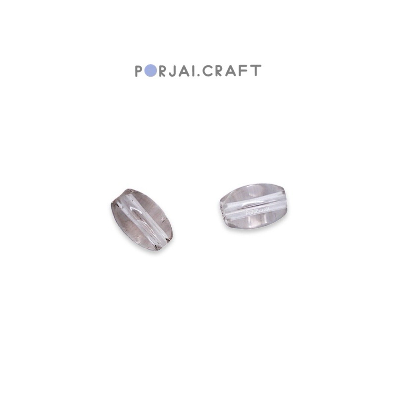 Smoky Quartz Rice Beads ลูกปัดสโมคกี้ควอตซ์ 7mm