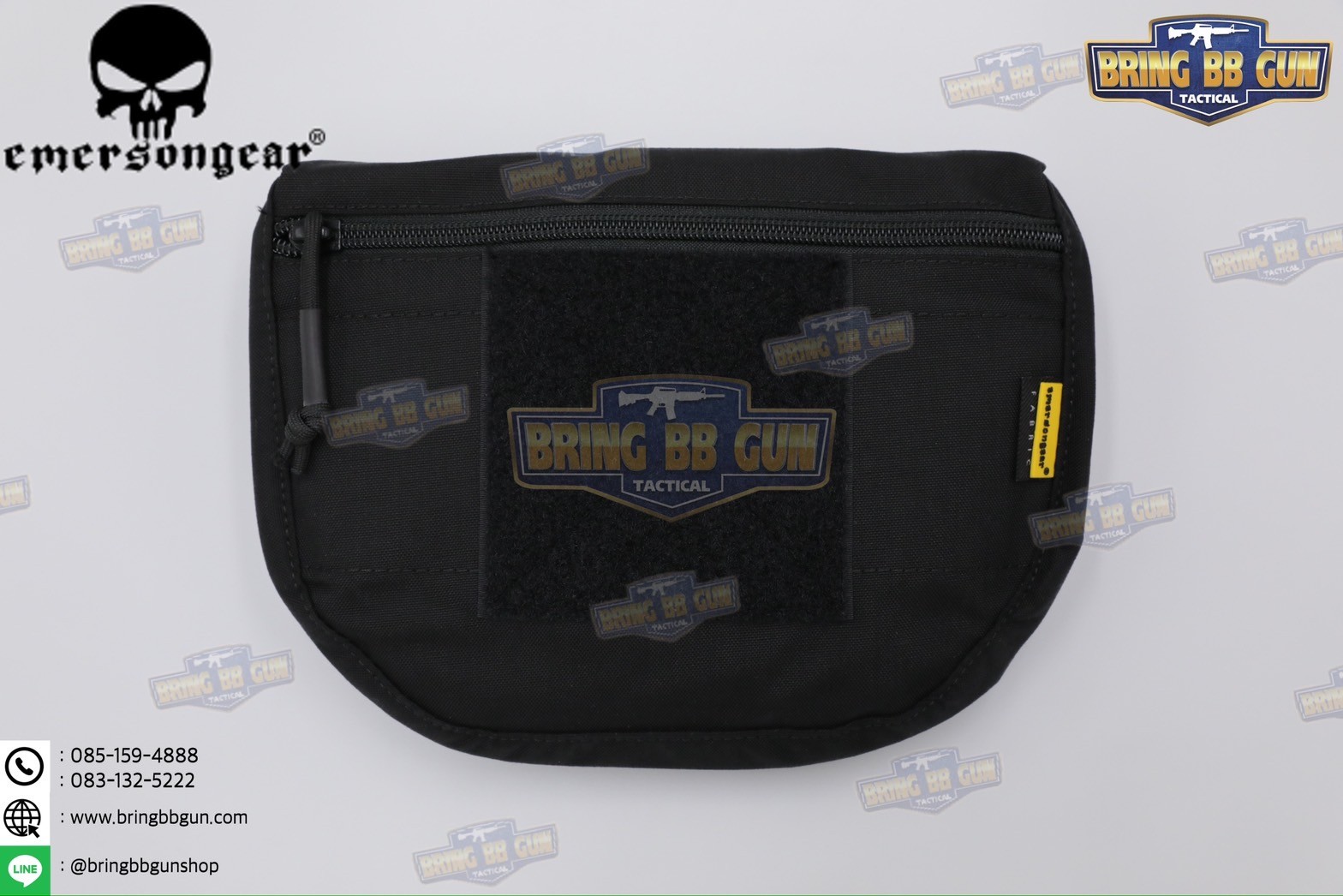 กระเป๋าจิงโจ้ติดเสื้อเวส ยี่ห้อ Emerson (EmersonGear armor carrier drop pouch/AVS JPC CPC) (Armor Carrier Drop Pouch) (Lower Accessories Pouch) (Drop Pouch)