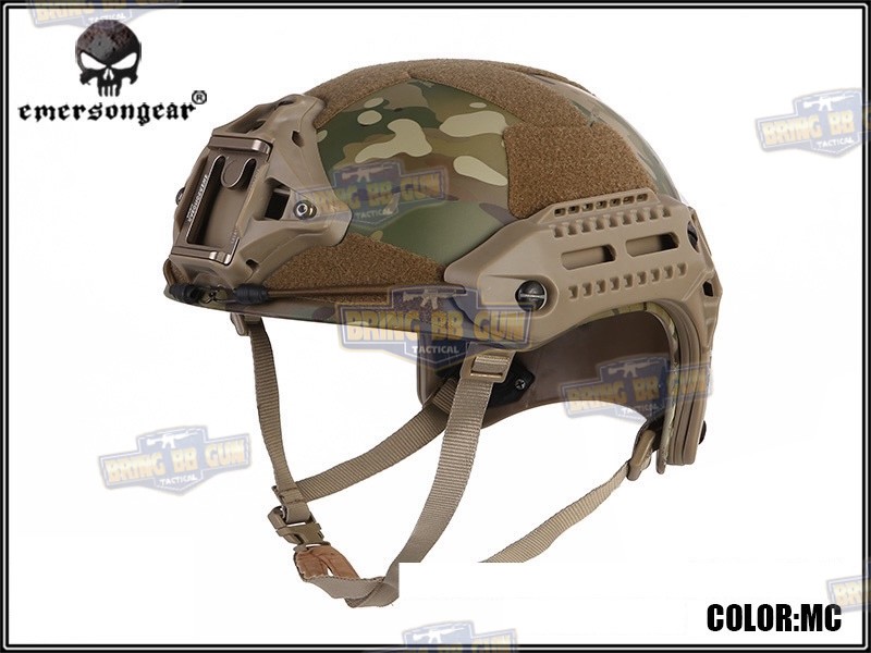 หมวก Fast ทรง MK ยี่ห้อ Emerson (หมวกฟาส) (MK Style Tactical Helmet) (MK Helmet)