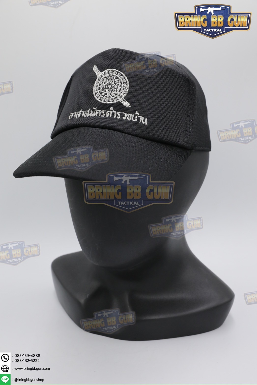 หมวกแก๊ปปักลายหน่วยงานต่าง เกรดพรีเมี่ยม (Version 2) Cap