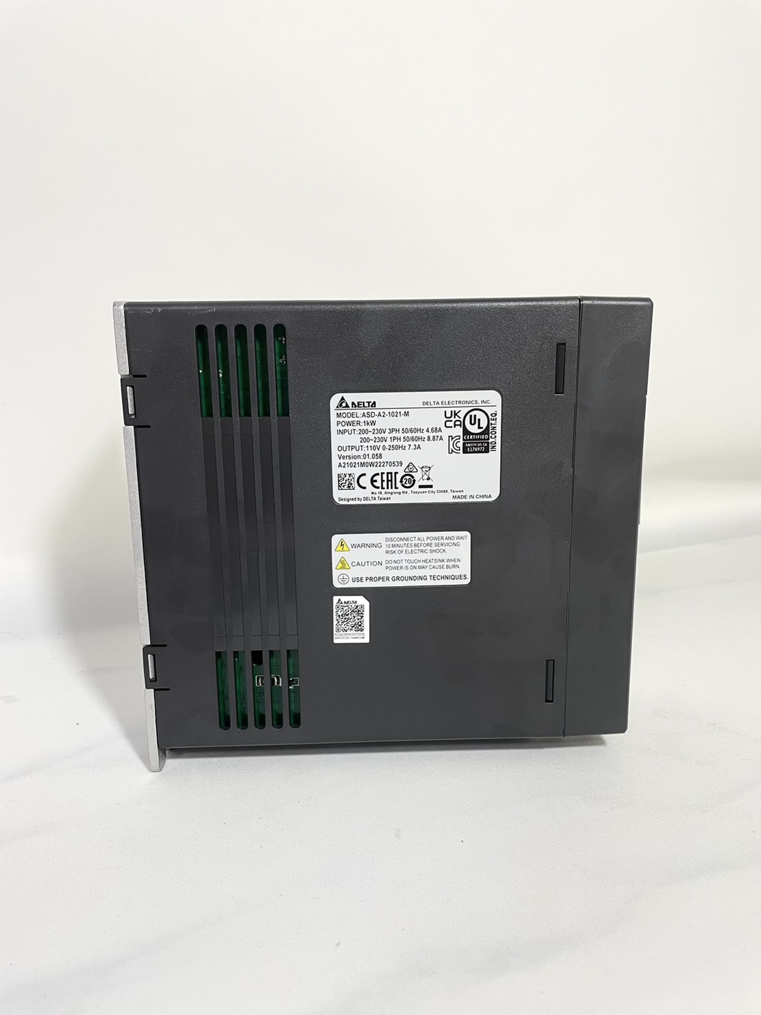 Delta AC Servo Drive ASD-A2-1021-M 1kW , 220V 3/1-Phase , close loop ,CAN open