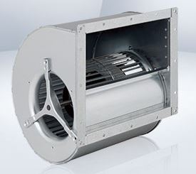 Centrifugal fans with forward curved blades