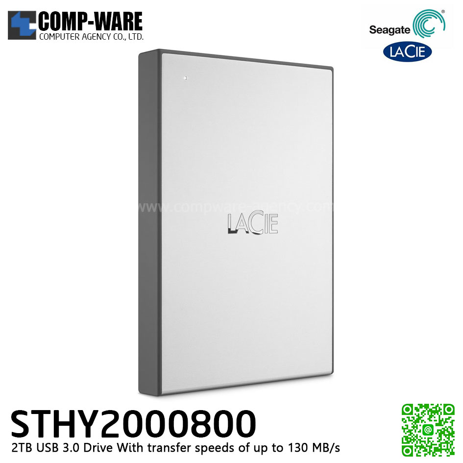 Seagate LaCie 2TB USB 3.0 Drive - STHY2000800