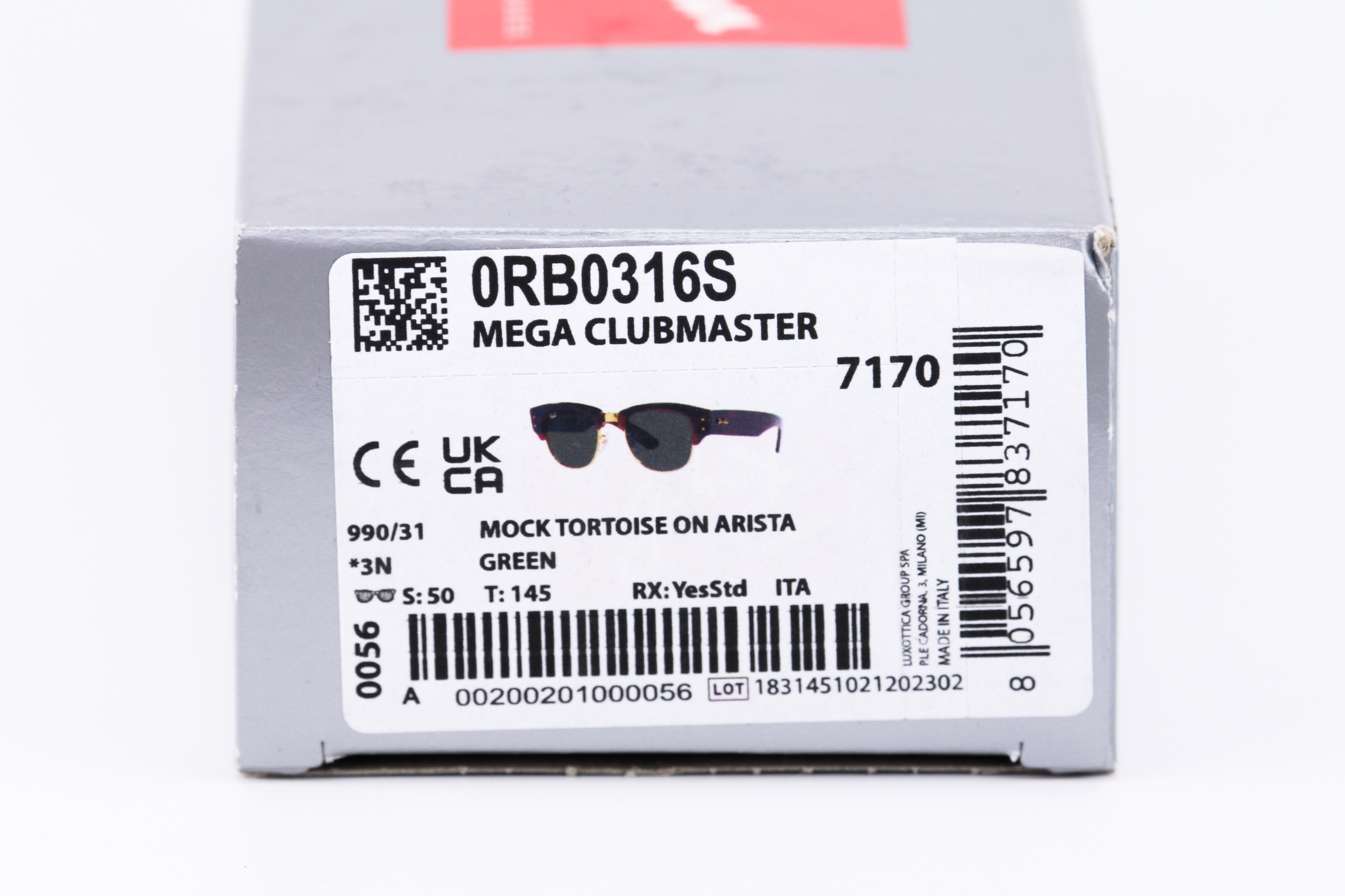 RayBan Mega Clubmaster RB0316S 990/31