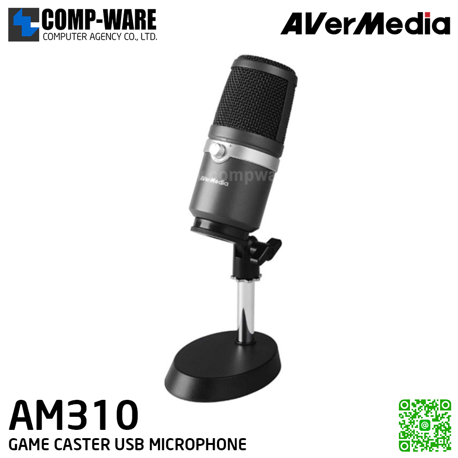 AVERMEDIA AM310 GAME CASTER MICROPHONE ไมโครโฟน USB สำหรับนักแคสเกมส์ ** ราคาพิเศษจำนวนจำกัด **