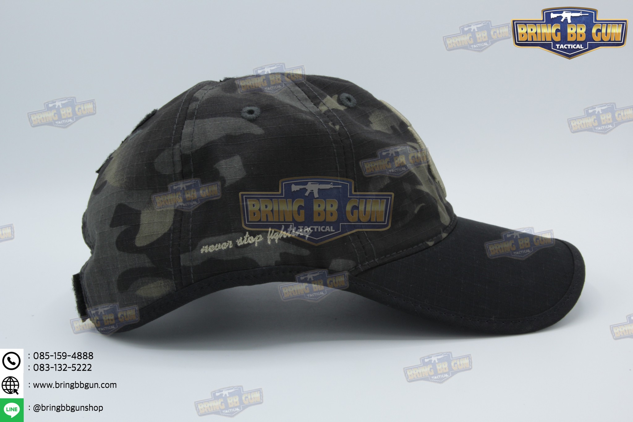 หมวกแก๊ป Never Stop Fighting ยี่ห้อ War Chief