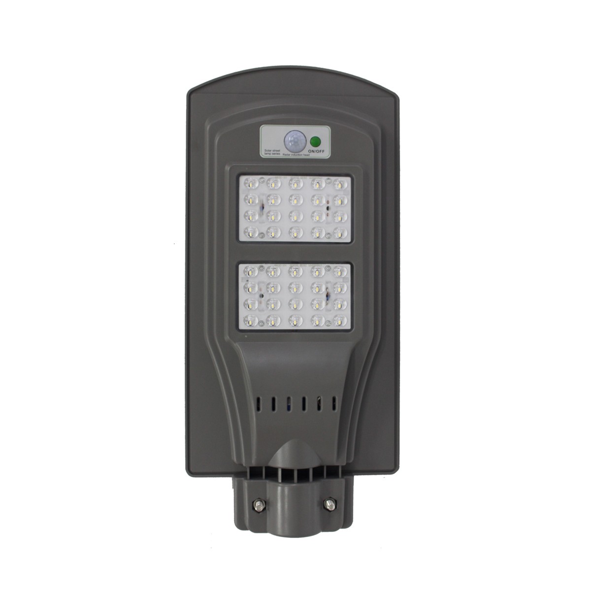 IWC-STR-SOLAR-40W โคมไฟถนน โซล่าเซลล์ ( มีระบบ Sensor )