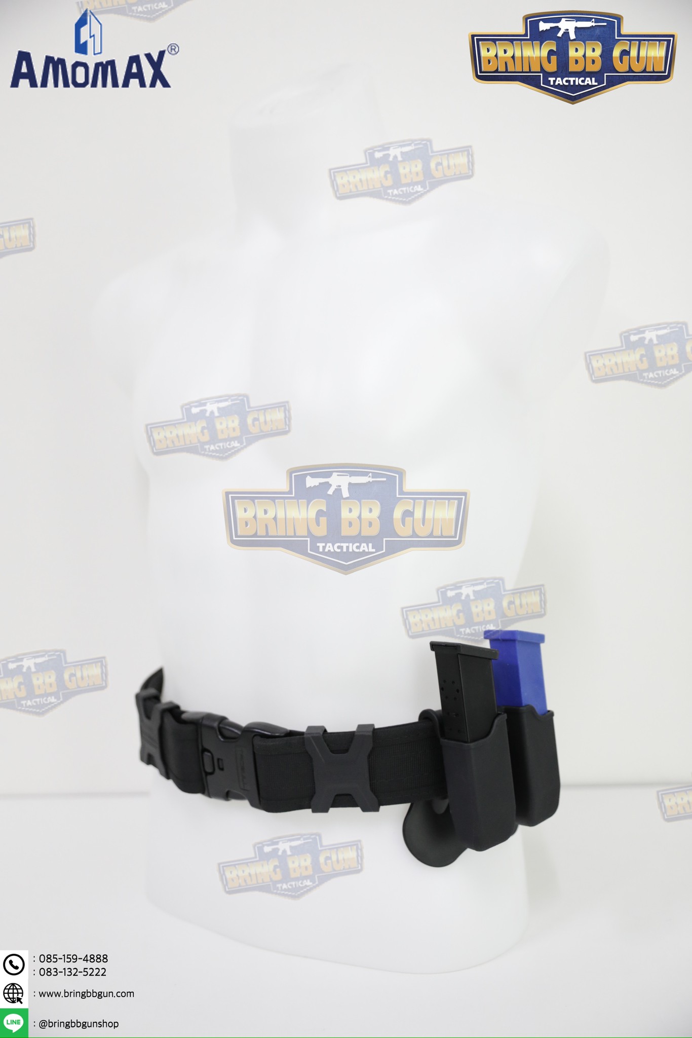 ซองแม็กกาซีนคู่ Glock17/18/19/34 ยี่ห้อ Amomax (Double Magazine Pouch)