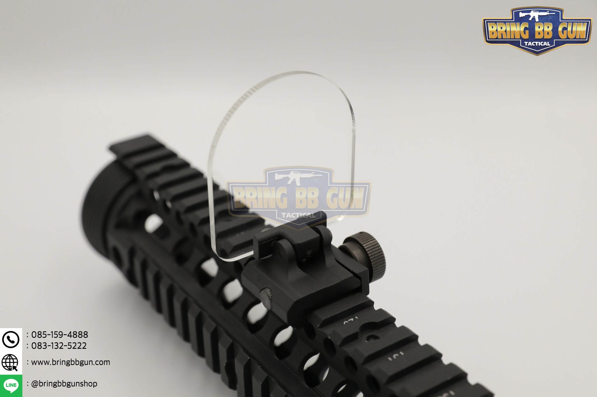 แผ่นอะคริลิคกันดอทแตก แบบจับราง20mm.