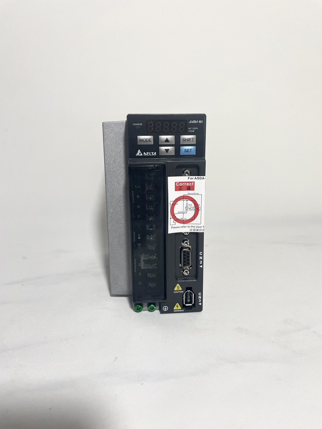 Delta AC Servo Drive ASD-B2-0721-B 750W 200V 1-Phase