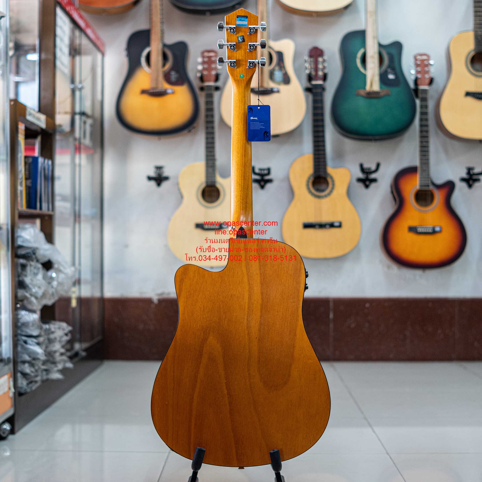 กีต้าร์โปร่งเว้าไฟฟ้า Mantic GT-1DCE/SB 41นิ้ว สีซันเบิร์ส ไม้แองเกิลแมนสปรูซ/เชอร์รี่วู้ด มีเครื่องตั้งสายในตัว ของใหม่