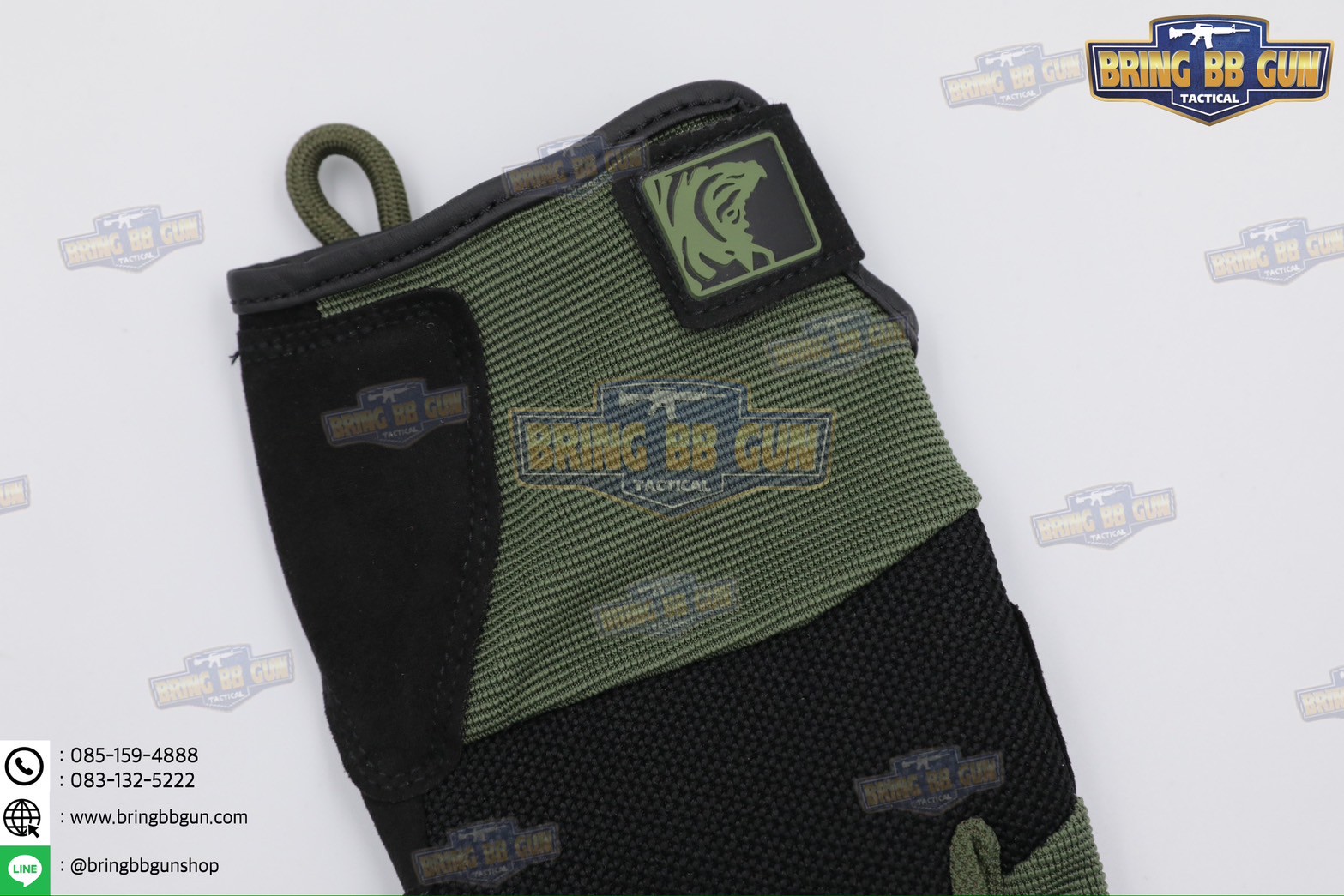 ถุงมือเต็มนิ้ว ทรง Alpha (Tactical Glove) (ถุงมือหมูป่า) (Full Dexterity Tactical Glove)