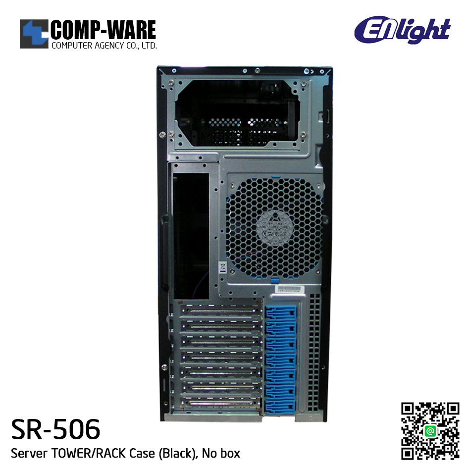 Enlight SR-506 5U Pedestal Server Chassis Black ATX CEB EEB W/ One Fix Internal HDD Bracket No PSU