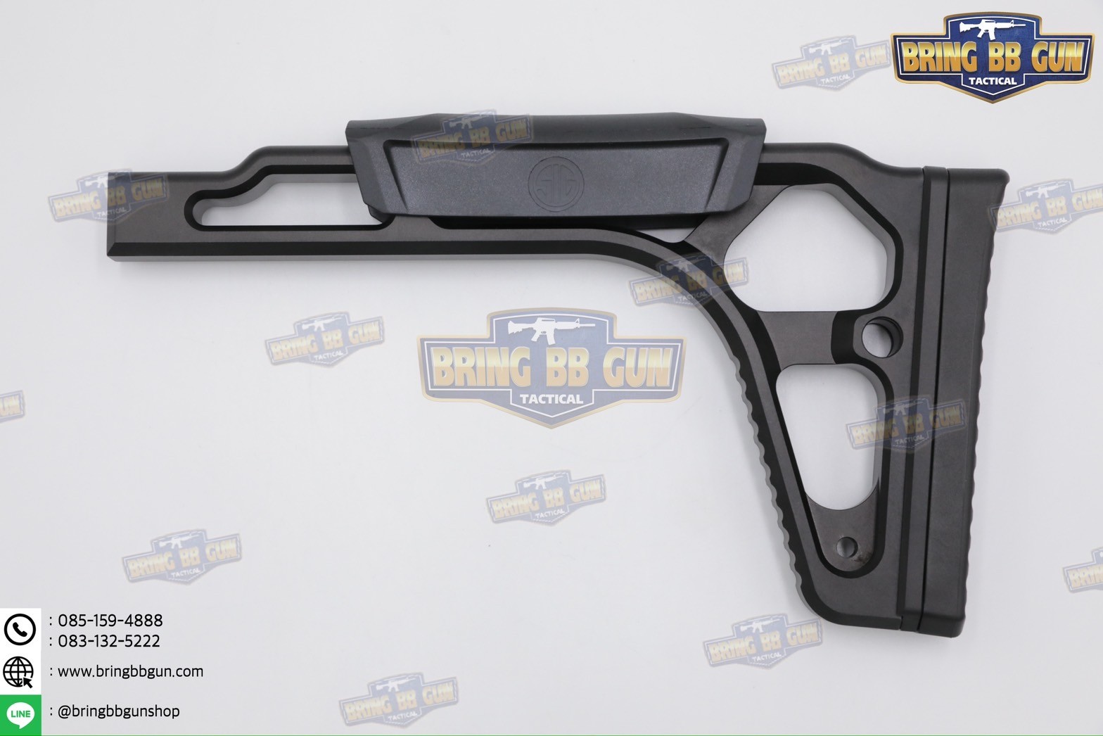 ที่รองแก้มพานท้าย Skeletonized ทรง Sig (MCX/MPX Skeletonized Stock Riser) (Stock Riser) (Cheek Riser)